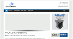 Desktop Screenshot of damranmakina.com