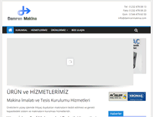 Tablet Screenshot of damranmakina.com